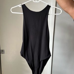 Black basic bodysuits